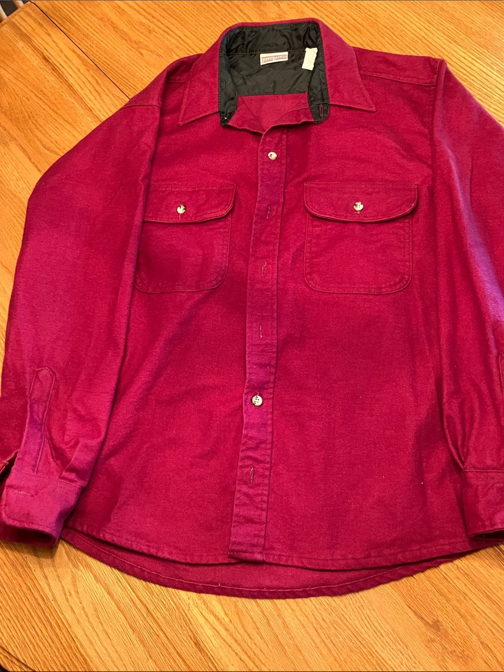 Field & Stream Burgundy Long-Sleeve Shirt Jacket